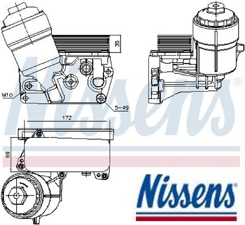 Nissens 91310 ölkühler - nissens,