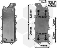 VAN WEZEL 30013701 Ölkühler