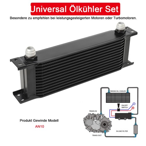 Universal ölkühler kit - Ölkühler, 13